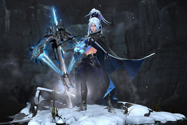 Drow Ranger Custom Arcana Blue Style для Drow Ranger